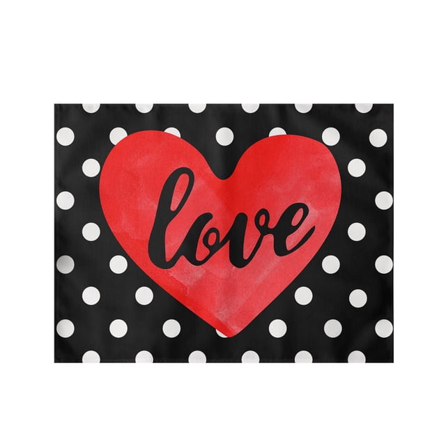 Harpily Napperons de Cuisine en Liquidation Napperons de la Saint-Valentin Napperons à Carreaux Rouges 30x45cm pour Décoration de Table Napperons Imperméables de la Saint-Valentin pour Décoration de Cuisine Intérieure Dîner