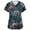 Marine, variante sur VJATTWR T-Shirts à Manches Courtes pour Femmes Décontractés Imprimés à Manches Courtes avec Poche Col Chemise de Travail pour Usage Quotidien TG