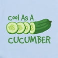 thumbnail image 2 of CafePress - Cool As A CUCUMBER Body Suit - Baby Light Bodysuit, Size Newborn - 24 Months, 2 of 4