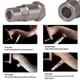 thumbnail image 3 of Sensores de Oxímeno de O2 M18x1.5 Adaptador de automóviles Protector de Acero Eliminador inoxidable de la Lunator de la Luzación del Modillo, 3 of 6