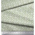thumbnail image 2 of Soimoi Silk Fabric Floral Shirting Print Sewing Fabric Yard 42 Inch Wide, 2 of 3