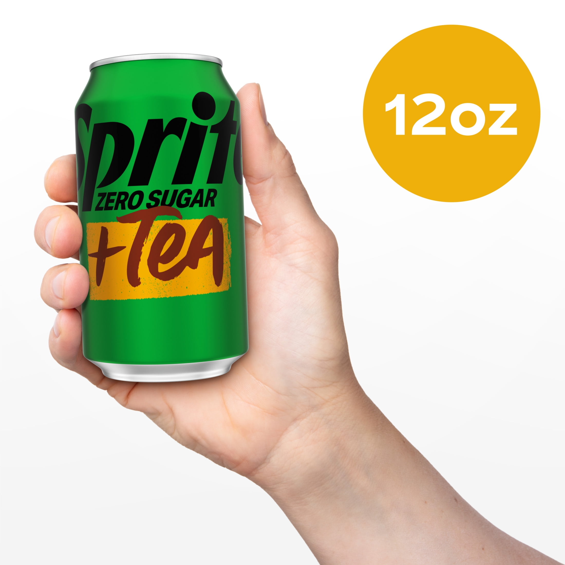 Sprite + Tea, Lemon-Lime and Tea Flavored Soda, 12 fl oz, 12 Pack