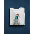 thumbnail image 3 of Christmas Astronaut. Sweatshirt Men -Image by Shutterstock, Male 4X-Large, 3 of 4