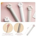 thumbnail image 2 of Chip Bag Clips, 6 Pcs Plastic Sealing Clips, Cat Paws Bag Clips for Food, Fresh-Keeping Clamp Sealer, Food Sealing Clip for Snack (White), 2 of 7