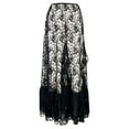 thumbnail image 6 of Womens Lace Skirt Beach Skirt Cover Up See through Floral Lace Maxi Skirts Asymmetrical Flowy Fairy Skirts, 6 of 7