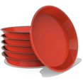 thumbnail image 1 of Compatible Withplant Saucer 6 Pack 13.5 Inch Plastic Plant Trays(red), 1 of 4