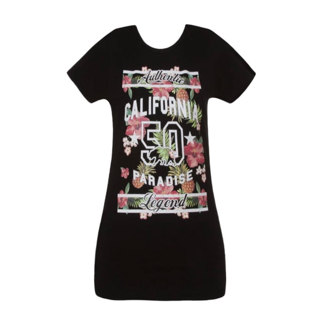 Camiseta de manga corta para mujer Cali Orgullo de Cali Flores para el paraíso 2x-Large