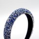 thumbnail image 4 of Diadema barroca con esponja de diamante completo y borde ancho con diamantes de imitación, 4 of 6