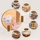 thumbnail image 4 of Advancent Tazas fáciles de colocar de 24 piezas para proteger muebles de oficina o hogar, tazas, mesa, silla, innovadoras y completas Decoración del hogar rosa, 4 of 6