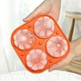 thumbnail image 2 of Binwennn Pumpkin Shaped Tray With Built In Funnel Make Round Ice With Ease Durable And Easy To Clean For Festive Drinks And Parties Silicone Tray Large round Ice Cubes Ice Coffee Freezer Cup Cool Bag, 2 of 8