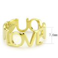 thumbnail image 1 of Bague en Acier Inoxydable avec Pierre pour Femmes, Style Pierre Sans Pierre, Taille 6, 1 of 4