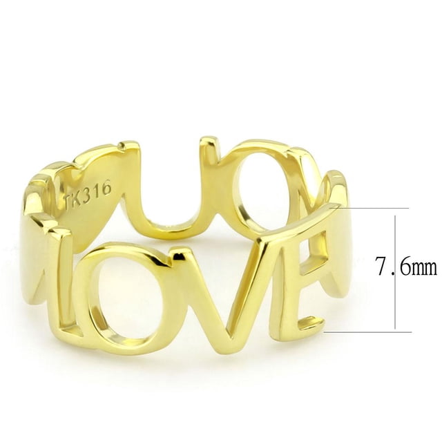 Bague en Acier Inoxydable avec Pierre pour Femmes, Style Pierre Sans Pierre, Taille 6