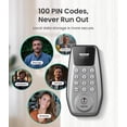 thumbnail image 5 of DESLOC Keypad Deadbolt with Display, Keyless Entry Smart Lock, Electronic Locks for Front Door, 1-Year Battery Life, Auto Lock, 100 User Codes, Easy Installation-Silver, 5 of 10