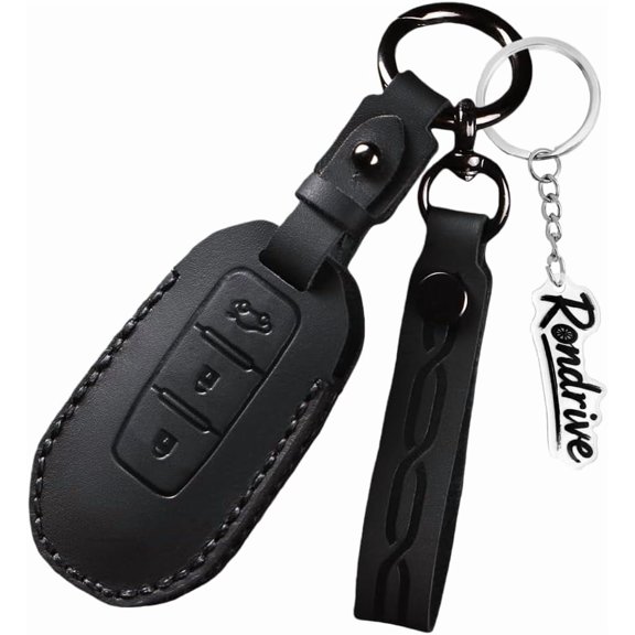 Key Fob Cover Compatible with Infiniti QX50 QX55 QX60 Q50 Q60 2018-up Keychain Case Holder Protector,3-BTN-Black