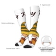 thumbnail image 4 of Vsdgher Happy Fall Knee Socks, High Socks Long Stretchy Sock Women Knee High Stocking, Long Socks for Women, 4 of 6