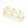 thumbnail image 2 of Tarros de especias de cocina, tarros de frutos secos divididos multiusos, caja de almacenamiento de alimentos, contenedor para Transparente, 2 of 9