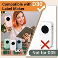 thumbnail image 5 of RHEA- 14X25Mm Transparent Label Maker Tape Sticker Thermal Paper Self-Adhesive For D30, 5 of 6