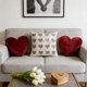 thumbnail image 5 of Funda de almohada bordada con corazón para el Día de San Valentín | Funda de cojín decorativa | Funda de cojín de poliéster para sofá y dormitorio, 5 of 7