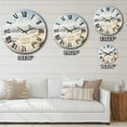 thumbnail image 4 of Designart "Dune Dreams Beach Photo II" Nautical & Beach Oversized Wall Clock, 4 of 5
