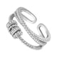 thumbnail image 2 of Anillo abierto ajustable con cuentas giratorias, regalo perfecto para hijas y niñas, anillo para aliviar la ansiedad para mujeres, 2 of 8