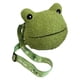 thumbnail image 1 of Bolso bandolera de rana jinwen bolso de hombro ligero con patrón de dibujos animados verde, 1 of 8