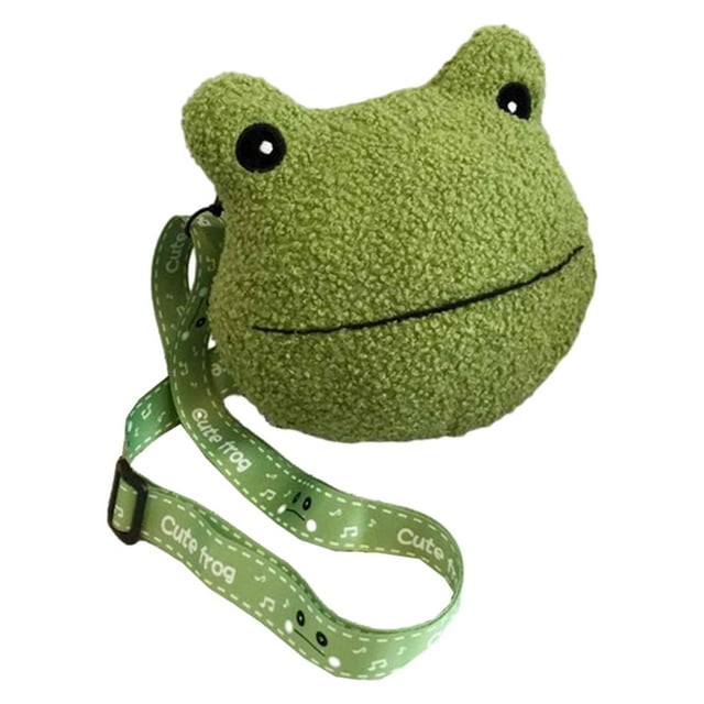 Bolso de hombro Yuyangstore bandolera de rana con patrón de dibujos animados verde