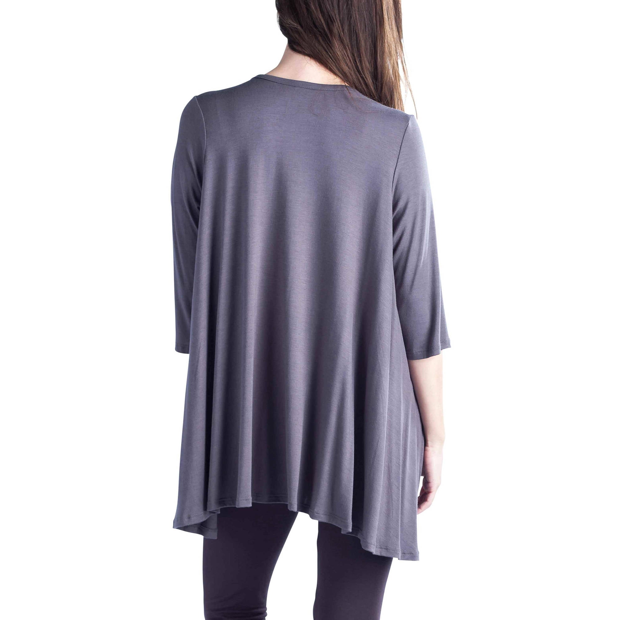 24/7 Apparel Women's 3/4-Sleeve Open Shrug