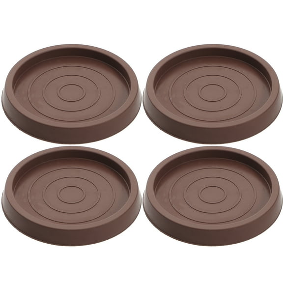 4 Pcs Chair Pad Furniture Stoppers Prevent Sliding Rubber Couch Non Skid Pads Round Rug Cups Caster Coaster Feet Wheel