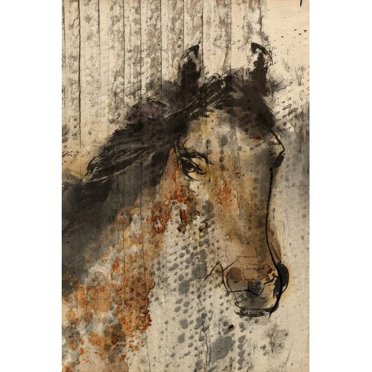 "Copper Skippin" Painting Print on Wrapped Canvas