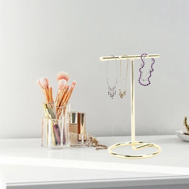 Soportes para Joyas, Organizador de Joyas Barra en t de Metal Soporte de Exposición Para cuello Soporte para Joyas en Forma de T Soporte para Pendientes de Hierro Soporte Para