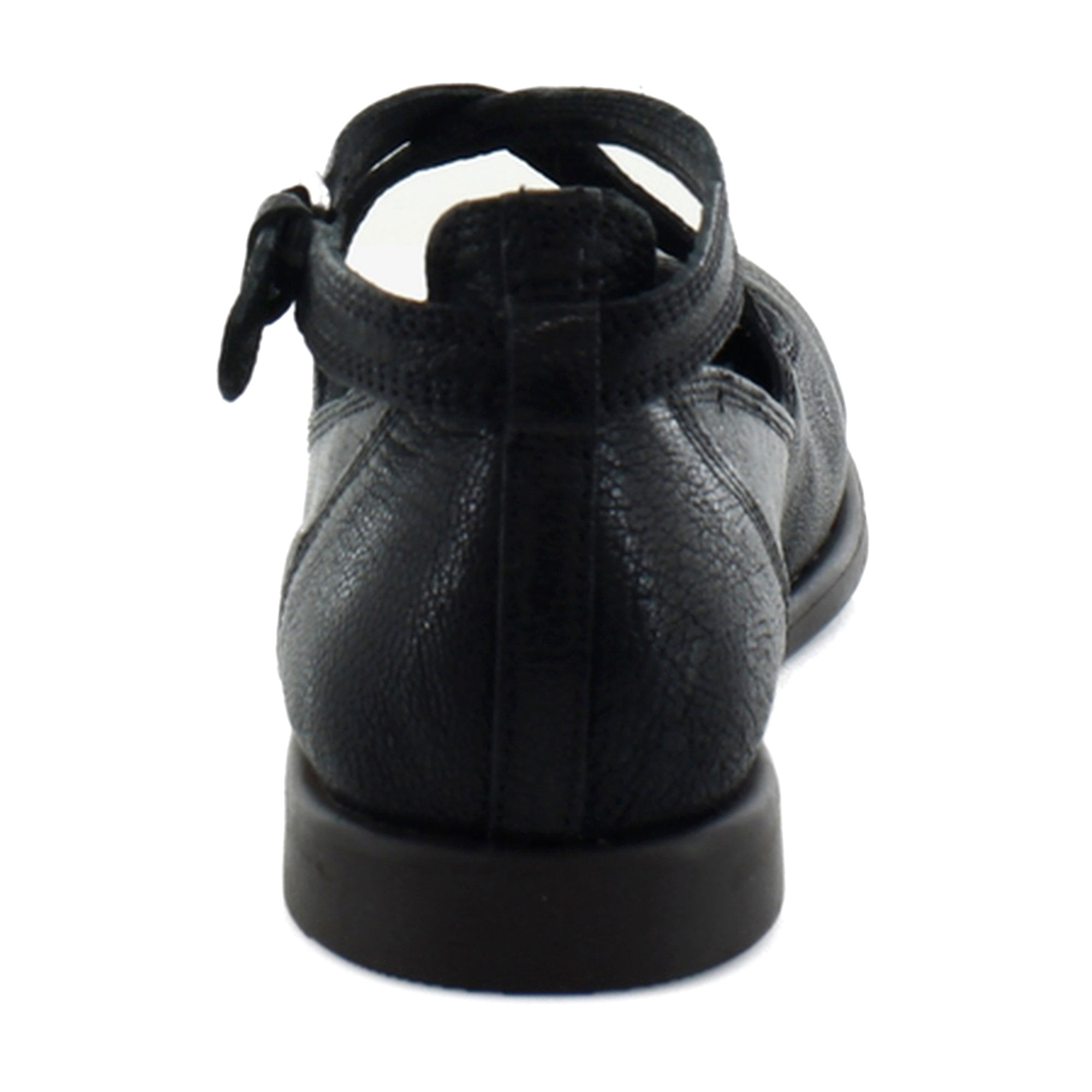 Lucky Brand Women's Necia Mary Jane Flat - Crisscross Strap Leather Shoe