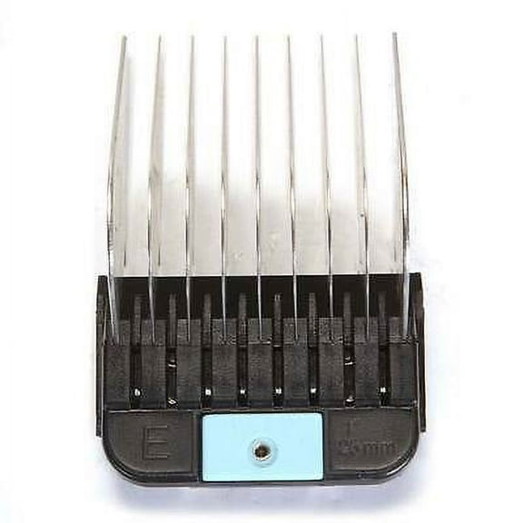 Stainless Steel Attachment Clipper Combs for Dogs Dog Grooming Kit Available (E = 1 Inch - Light Blue)