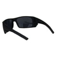 thumbnail image 2 of Mens Rubberized Matte Plastic Side Wind Breaker Plastic Warp Sunglasses, 2 of 4