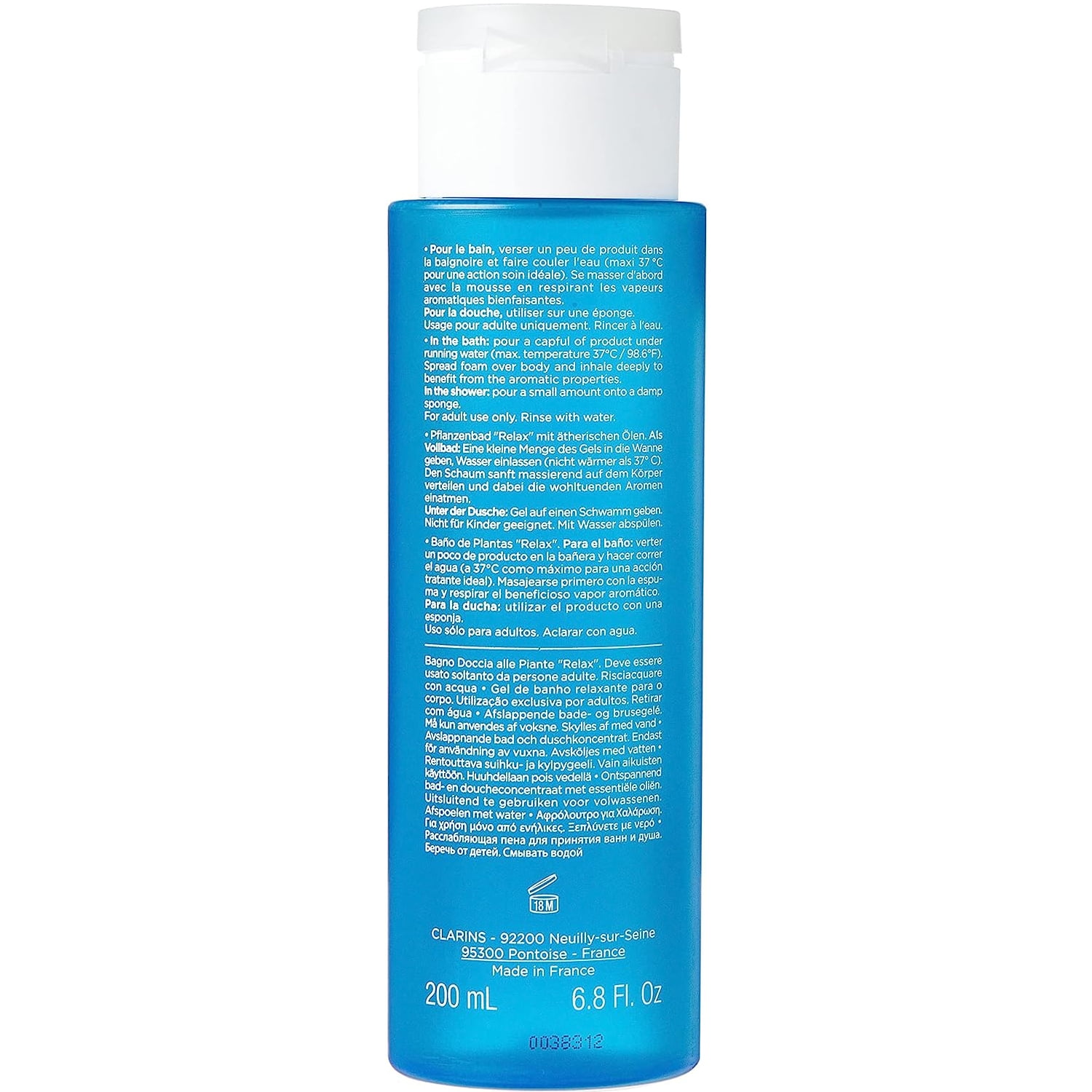 Clarins Relax Bath & Shower Concentrate 6.8 Ounce