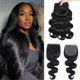 thumbnail image 1 of mechones de pelo con cierre Fdola Body Wave, brasileño, 22, 26 y 20 cm, 1 of 8