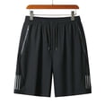 thumbnail image 2 of SROBPTY Teen Boys Summer Shorts Solid Loose Sports Pants for 4-15Y, 2 of 5