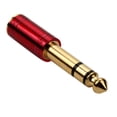 thumbnail image 3 of Convertidor adaptador de auriculares estéreo de audio premium de 5 mm hembra a 5 macho, color negro 2 piezas, 3 of 8