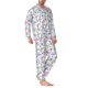 thumbnail image 2 of Fotbe Butterflies on Polka Dots Pijama de Hombre con Estampado de Manga Larga, Conjunto de 2 Piezas, Ropa de Dormir Suave y Cómoda con Bolsillos-X-Large, 2 of 7