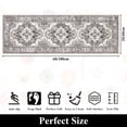 thumbnail image 5 of 2' x 6' Boho Runner Rug Non Slip Washable Soft Carpet Area Rug for Entryway Hallway Kitchen Bedroom, 5 of 9