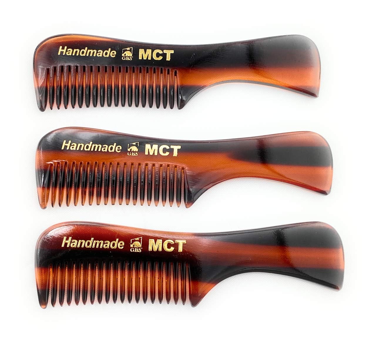 GBS Pocket Beard & Mustache Comb 3 pack MCT Small (3" long) Walmart