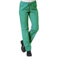 thumbnail image 3 of Maevn Red Panda Women's Curved Mock Wrap Top & Full Elastic Cargo Pant Scrub Set, 3 of 5