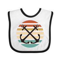 Inktastic Anchor Nautical Sailing Sunset Boys or Girls Baby Bib