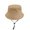 Brown, variant on Mnyycxen Canvas Bucket Hat for Men and Women Plain Colors Bucket Hat Packable Travel Summer Beach Hat with Strings