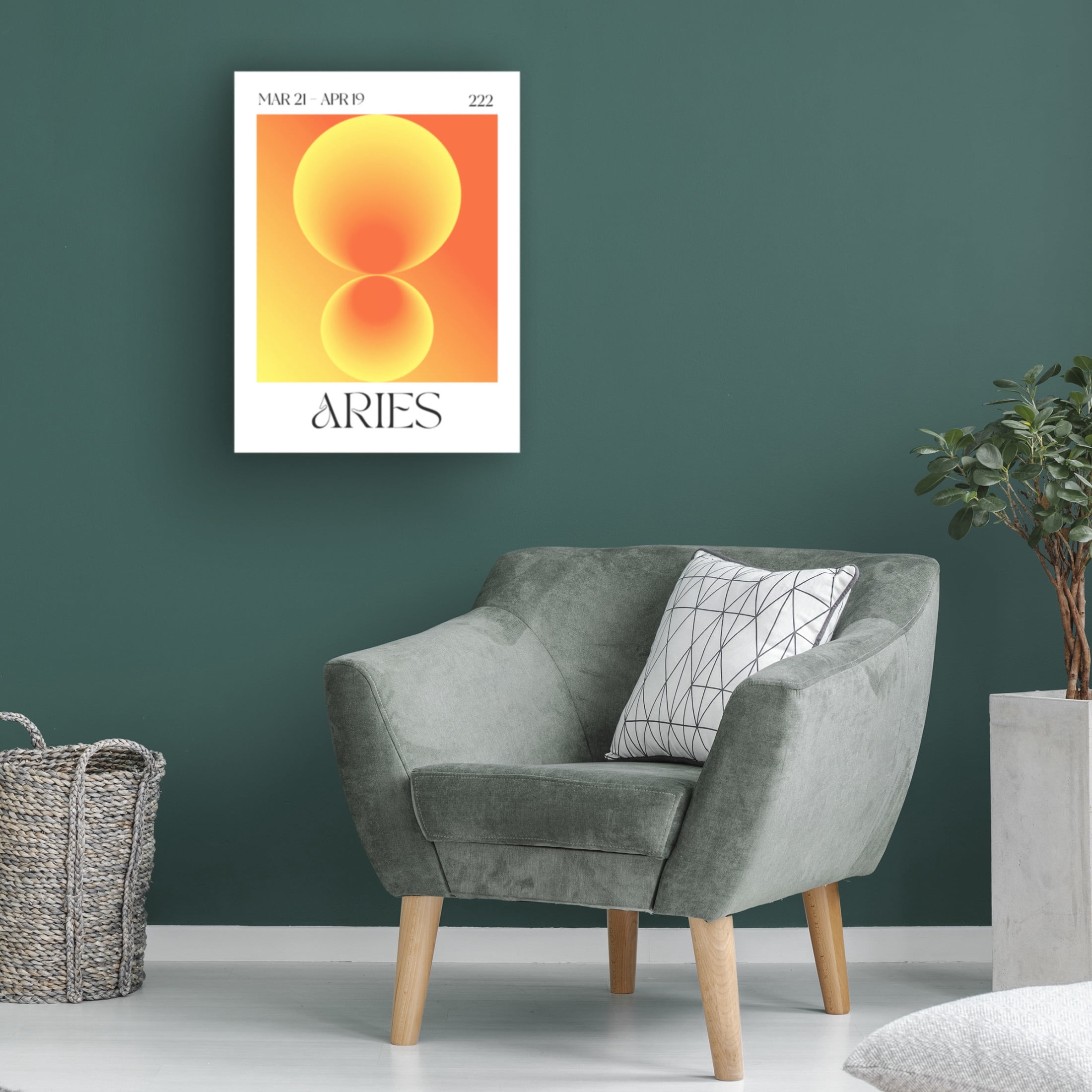 Trademark Fine Art Valeria Castillo Aries Canvas Wall Art