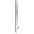 thumbnail image 4 of Ekena Millwork 54"W x 33-3/4"H x 2-3/4"P Half Round 4 Spoke Architectural Grade PVC Combination Pediment, 4 of 7