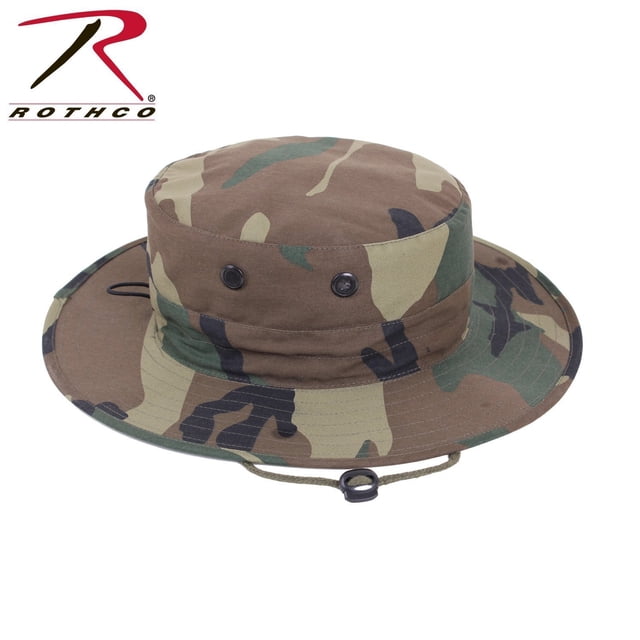 Rothco Adjustable Boonie Hat - Woodland Camo