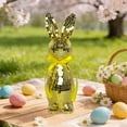thumbnail image 4 of Unique Mirror Finish Rabbit Decorative Ornament, Easter Festival Dress Up Accent, Multicolor Reflective Gift, for Vibrant Home Displays and Seasonal Party Decor, 4 of 6