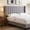 Dark Grey02, variant on BSHTI Upholstered Headboard for King Bed, Linen Fabric,Tufted Button Design for Bedroom, Adjustable Foam Headboard for King Bed, Easy Assembly, Grey