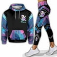 thumbnail image 3 of Conjunto deportivo 3D para mujer, suéter con capucha, pantalones de Yoga, conjunto deportivo de princesa para Yoga, top esencial con capucha para mujer 2024, 3 of 5