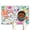 White-649, variant on Boho Retro Floral Pet Feeding Mat-Abstract Art Absorbent Pet Placemat for Food and Water Bowl, with Waterproof Rubber Backing, Quick Dry Water Dispenser Mat for Dog and Cat (16"x24")